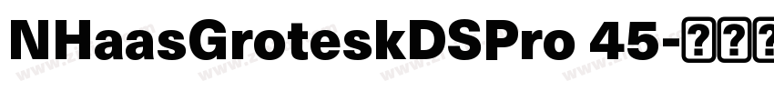 NHaasGroteskDSPro 45字体转换
